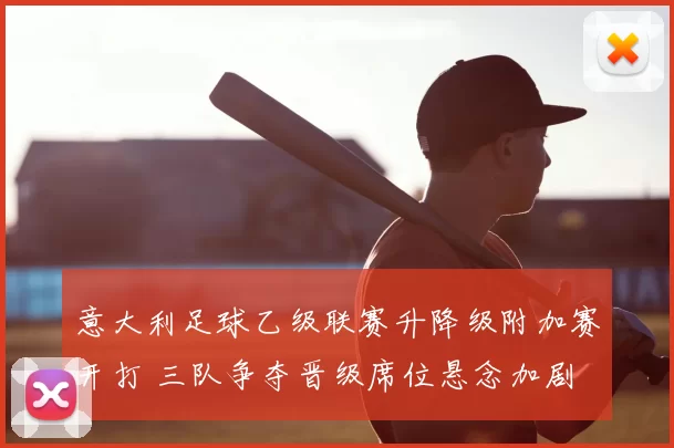 意大利足球乙级联赛升降级附加赛开打 三队争夺晋级席位悬念加剧